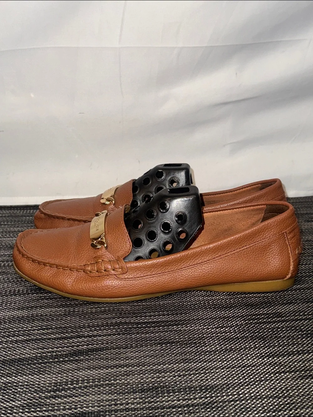 Coach Fredrica Leather Loafers